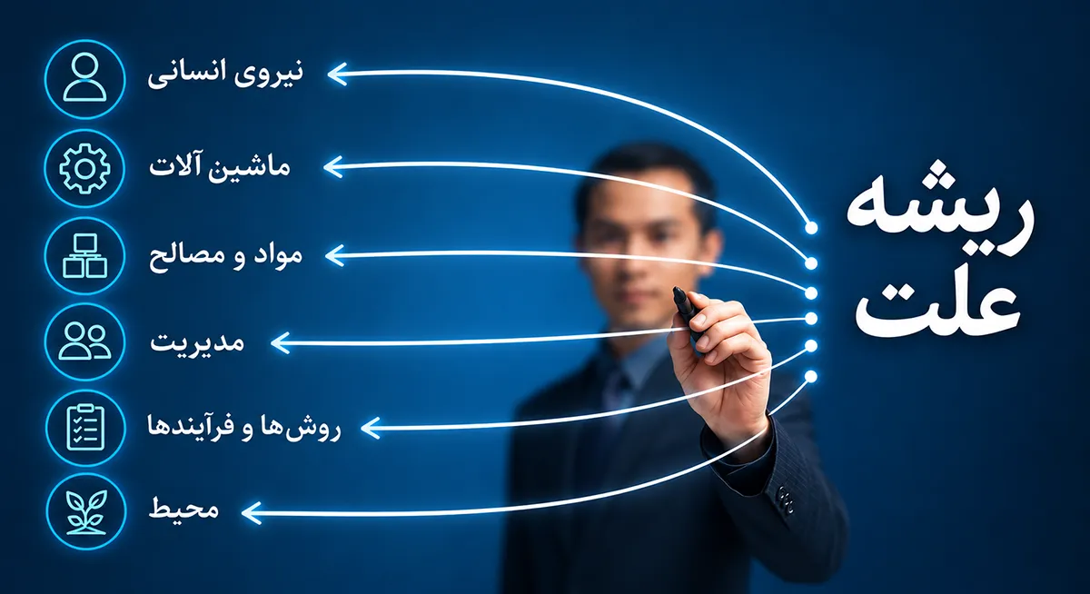 تحلیل علت ریشه ای مشکلات و ناهنجاری های سازمان